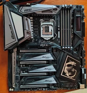 For MSI MEG Z390 GODLIKE Motherboard LGA1151 support 8700 9700 9900kf CPU - Picture 1 of 2