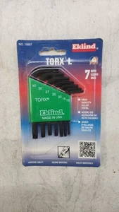 EKLIND 10807 TORX Star L-Key - Juego de 7 piezas T10-T40 serie corta - Imagen 1 de 2