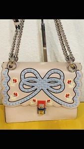 Fendi Kan I Bag Embroidered Studded Leather Limited Edition Bag - Picture 1 of 8