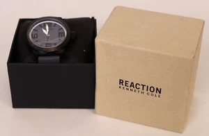 Kenneth Cole Reaction Men's RK1233 Triple Black with White Details Watch - Picture 1 of 5