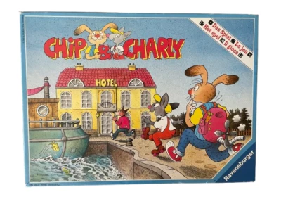 Chip & Charly | Ravensburger | Vintage Brettspiel RARITÄT 1989 | komplett Retro! - Bild 1 von 4