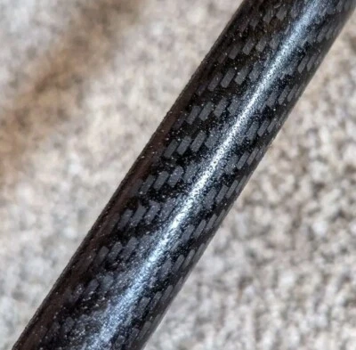Carbon Fiber Tube, Grit Grip Finish, Strong & Light 0.875 in X 1.00 in X 49 In - Image 1 of 4