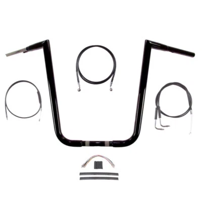 Kit de manillar Jarhead Ape 2007-2010 Harley-Davidson Softail 1 1/4" negro 18" Foto 1 de 3