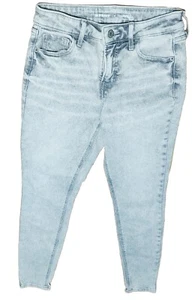 Old Navy Rockstar Women's Size 0 w26 Light Blue Grey Jean Secret Slim Pockets - Picture 1 of 12