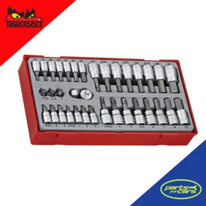 TTBS35 - Teng Tools - 1/4 Inch & 3/8 Inch Drive Bit Socket Set - Foto 1 di 2