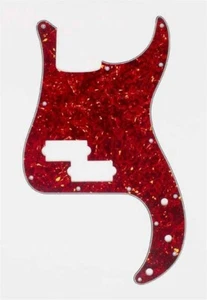 NUOVO Battipenna per Fender P. Bass, 3 strati -TARTARUGA ROSSA VINTAGE - Foto 1 di 1