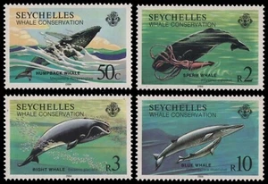 Seychelles 1984 - Mi-N.o 571-574 ** - Estampillada sin montar o nunca montada - ballenas / ballenas - Imagen 1 de 1