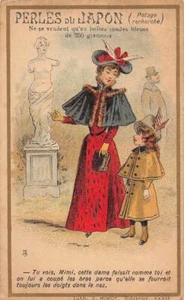 Chromo Perles Du Japon Illustration J. Minot Paris N26 - Picture 1 of 2