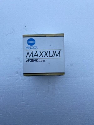 Minolta Maxxum 35-70mm f/3.5-4.5 AF Lens - IN ORIGINAL PACKAGING - Image 1 of 4