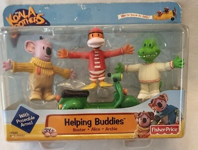 Juego The Koala Brothers Helping Buddies Alice Archie Buster Nuevo en caja Fisher Price Foto 1 de 4