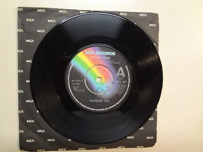 WISHBONE ASH: Outward Bound 3:23- Lorelei 3:40-U.K. 7" 1976 MCA Records 261 Demo - Image 1 of 2