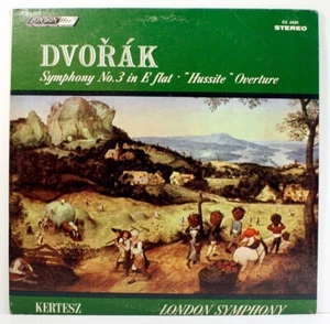 Dvořák Symphony No. 3 in E flat "Hussite" Overture LP Kertesz [London CS 6525] - Picture 1 of 4