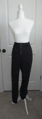 Pantalones de mezclilla negros Ann Taylor "The Skinny" corte curvilíneo para mujer talla 16 Foto 1 de 4