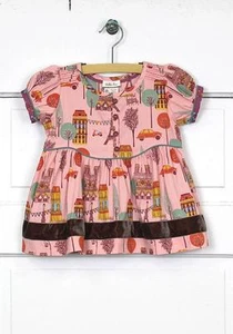 Matilda Jane BON VIVANT Peasant Top 6 Pink Paris Scene Girls Secret Fields NWT  - Picture 1 of 2