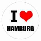 I love Hamburg in zwei Größen erhältlich  AufkleberDM  Sticker Racing