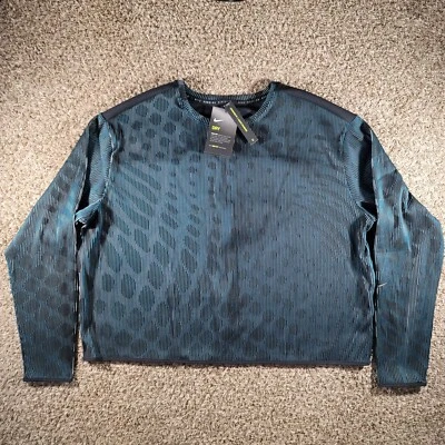 Nike Run Division Midlayer Holoknit Running Top Women's Size Large CU6168-010 - Image 1 of 4