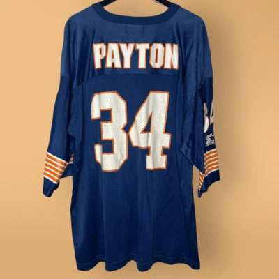 Camiseta deportiva vintage años 90 Walter Payton Chicago Bears Foto 1 de 3