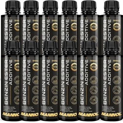12x250mL MANNOL PETROL ESTER ADDITIVE FUEL SYSTEM CLEANER ENGINE CLEANER - Image 1 of 2