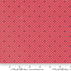 Moda Fabrics #33757 14 "30'S PLAYTIME" BY Linzee McCrea "SCARLET" BTY - Picture 1 of 1
