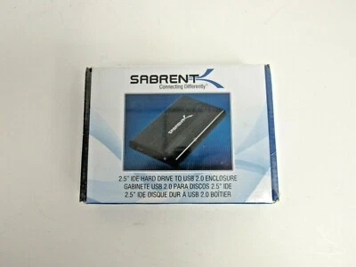 Sabrent SBT-EKU25 2.5" IDE to USB 2.0 Aluminum HDD Enclosure     7-2 - Image 1 of 4