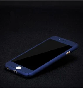 Handyhülle Schutz Case für Samsung Galaxy J5 Full Cover Displayschutz 360 Blau - Zdjęcie 1 z 2