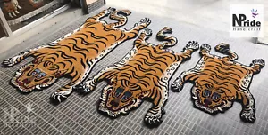 Handknotted Tibetan Tiger Rug Carpet Runner -3 different sizes -Wool -handmade - Picture 1 of 5