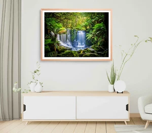 Horseshoe Falls Print, Italy Wall Art, Positano Framed Beach Wall Art, Coastal - Bild 1 von 5