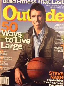 Outside Magazine Steve Nash 50 Ways To Live Large March 2009 110817nonrh - Imagen 1 de 1