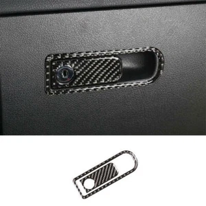 For Benz GLB 2020-2022 Carbon Fiber Vinyl Co-Pilot Storage Box Handle Cover Trim - Picture 1 of 8