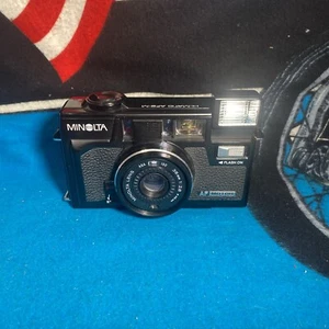 Minolta Hi-Matic AF2-M 38mm f/2.8 Point Shoot 35 mm Film Camera CLEAN NO FLASH ? - Picture 1 of 17