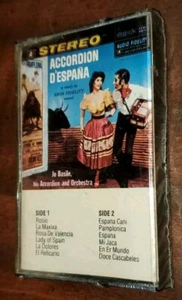 Accordion D'Espana, Jo Basile Orchestra Cassette Audio Fidelity 1959 New Sealed - Picture 1 of 3