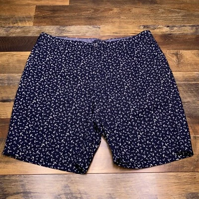 Nautica Deck Short Mens 38W Navy Blue Anchors Chino Mens - Image 1 of 4