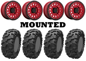 Kit 4 ITP Blackwater Evolution 27x9-14/27x11-14 on Parker Red Nar VIK - Picture 1 of 5