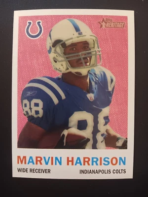 2005 Topps Heritage Marvin Harrison #22 - Image 1 of 2