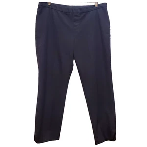 Isaac Mizrahi Live! Women's Pants Sz 16P Elements 24/ Stretch Knit Black A572779 - Picture 1 of 4