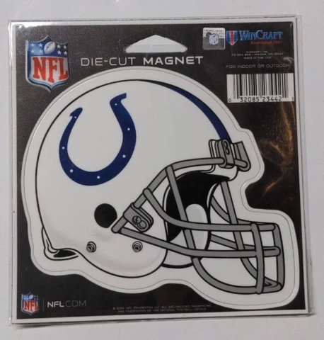 Indianapolis Colts WinCraft 5" Die-Cut Car Magnet Brand NEW Colts Die-Cut Magnet Cover