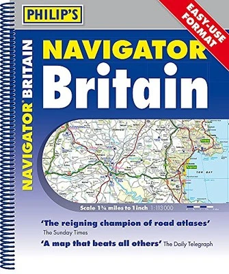 Philip's Navigator Britain Easy-Use Format: Spiral by Philip's Maps Book The - Image 1 of 2