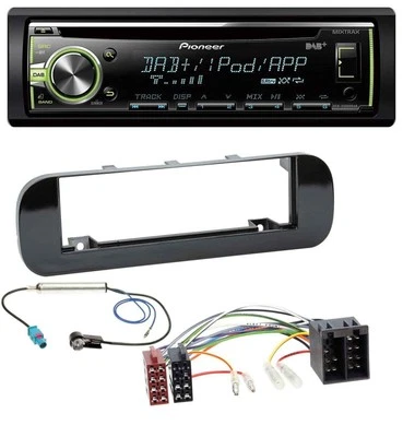 Pioneer DAB USB MP3 AUX CD Autoradio für Fiat Panda (ab 2012) - glänzend - Bild 1 von 4