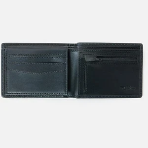 Rip Curl Mens Stashed RFID All Day Wallet Bi-Fold Multiple Card Slot - Black - Picture 1 of 5
