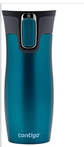 Contigo Thermobecher Biscay Bay West Loop Edelstahl 470ml Becher Tasse Neu mit Etikett 35£ - Bild 1 von 19