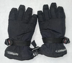 HOTFINGERS BLACK SKI WINTER GLOVES BOY'S GIRL'S JUNIORS 7/8 - Picture 1 of 5