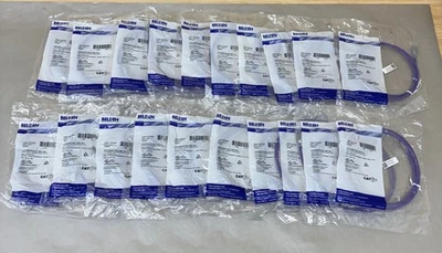 LOT OF 20 Belden C601107005 Copper Patch Cables Purple Cat6+ Plug-In Mount 5ft - Image 1 of 4