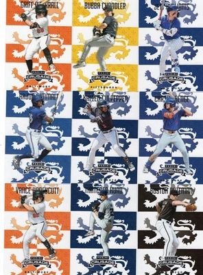 9-2025 Panini Crusade PROSPECTS w/JETT WILLIAMS, CARSON BENGE, BUBBA CHANDLER+ - Image 1 of 2