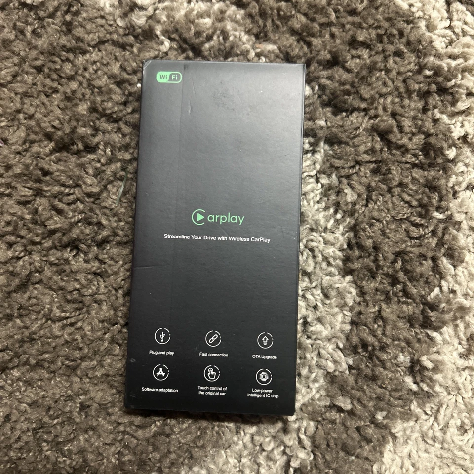 Adaptador Inalámbrico CarPlay, Cableado a Inalámbrico, Plug and Play - TOTALMENTE NUEVO Foto 1 de 1
