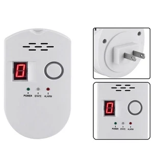 Digital LCD LPG LNG Gaslecksucher Butan Methan Sicher Alarm Sensor - Bild 1 von 9