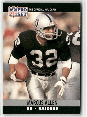 1990 PRO SET #538 MARCUS ALLEN LOS ANGELES RAIDERS - Image 1 of 2
