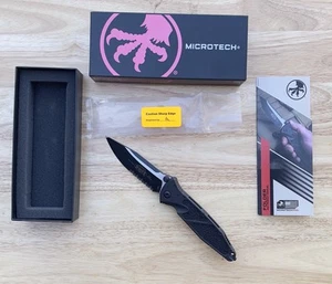 Microtech Socom Elite 160-2 T (Black Tactical M390 Blade, Black Handle) BNIB - Picture 1 of 12