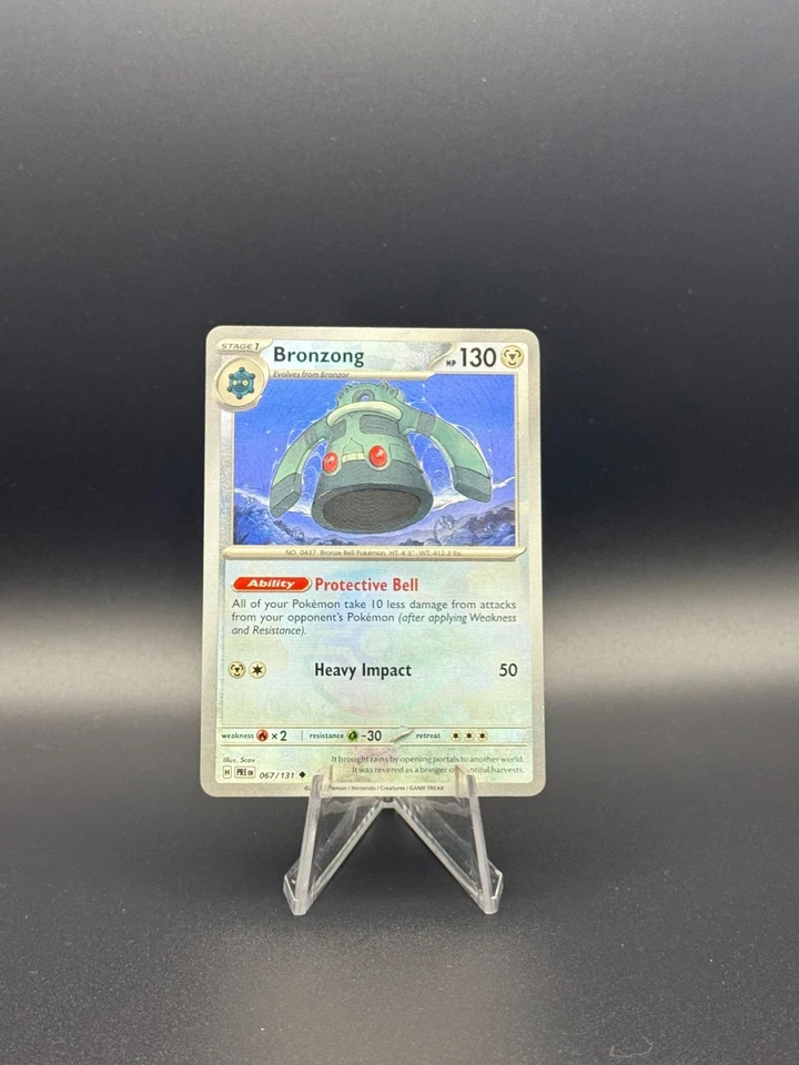 NM-Mint Bronzong (Master Ball Pattern) - 067/131 - Uncommon - Reverse Holo Pokem - Image 1 of 1