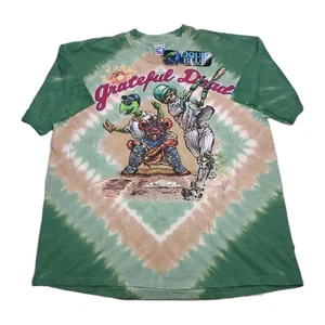 Vintage 1997 Grateful Dead Steal Your Base Liquid Blue Tie Dye T-Shirt XXL NEU - Bild 1 von 8
