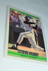 1992 DORUSS THE ROOKIES - STEVE HOSEY GIANTS OUTFIELD CARD 54 - Picture 1 of 4
